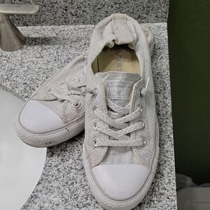 Converse Women's White Canvas Sneakers